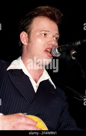 Edwyn Collins en concert à l'Astoria à Londres, Royaume-Uni. 26 mars 1995 Banque D'Images