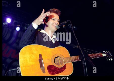 Edwyn Collins en concert à l'Astoria à Londres, Royaume-Uni. 26 mars 1995 Banque D'Images