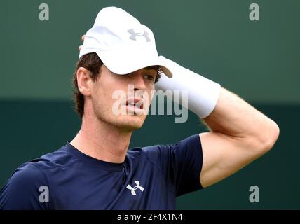 Photo du dossier datée du 17-07-2015 de Andy Murray. Date de publication : le mardi 23 mars 2021. Banque D'Images