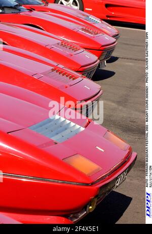 AUTO - FERRARI MASERATI FESTIVAL 2003 - MAGNY COURS 20030921 - PHOTO : OLIVIER GAUTHIER / ILLUSTRATION DPPI Banque D'Images