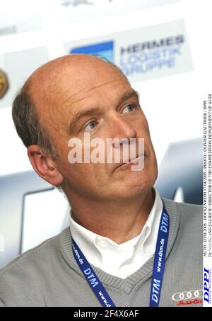 AUTO - DTM 2005 - HOCKENHEIM 17/04/2005 - PHOTO : OLIVIER GAUTHIER / DPPI DR WOLFGANG ULLRICH / DIRECTEUR DE LA COMPÉTITION DÉPARTEMENT DU PORTRAIT D'AMBIANCE AUDI Banque D'Images