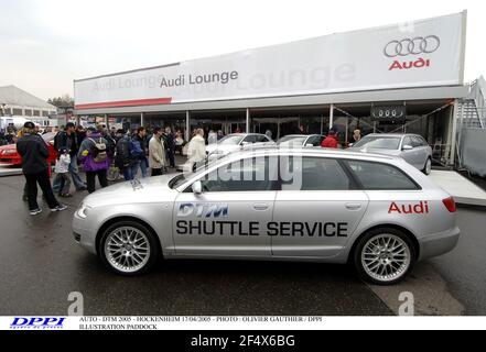 AUTO - DTM 2005 - HOCKENHEIM 17/04/2005 - PHOTO : OLIVIER GAUTHIER / DPPI ILLUSTRATION ENCLOS Banque D'Images