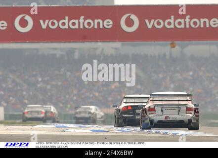 AUTO - DTM 2005 - HOCKENHEIM 17/04/2005 - PHOTO : OLIVIER GAUTHIER / DPPI ILLUSTRATION ACTION Banque D'Images