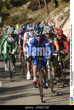 CYCLISME - CIRCUIT MEDITERRANEEN 2006 - ÉTAPE 2 - BERRE > TOULON - 9/02/2006 - PHOTO : OLIVIER GAUTHIER / DPPI GROUPE DE CHEFS D'ILLUSTRATION Banque D'Images