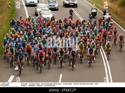 CYCLISME - UCI PRO TOUR - DEUTSCHLAND TOUR 2006 - 03/08/2006 - PHOTO: OLIVIER GAUTHIER / DPPI STAGE 2 - MINDEN > GOSLAR - ILLUSTRATION Banque D'Images