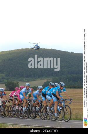 CYCLISME - UCI PRO TOUR - DEUTSCHLAND TOUR 2006 - 04/08/2006 - PHOTO: OLIVIER GAUTHIER / DPPI STAGE 3 - WITZENHAUSEN > SCHWEINFURT - ILLUSTRATION Banque D'Images