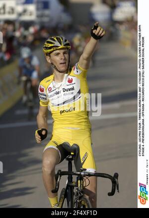 CYCLISME - UCI PRO TOUR - TIRRENO ADRIATICO 2007 - 17/03/2007 - PHOTO: OLIVIER GAUTHIER /DPPI STAGE 4 - PIEVEBOVIGLIANA - OFFAGNA - RICCARDO RICCO (ITA) / SAUNIER DUVAL PRODIR Banque D'Images