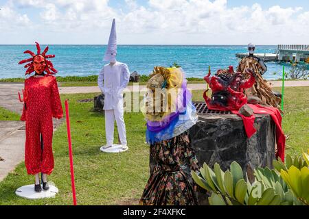 Carnaval au Diamant, Martinique, Antilles françaises Banque D'Images