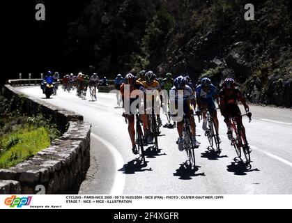 CYCLISME - PARIS-NICE 2008 - 09 AU 16/03/2008 - NICE (FRA) - PHOTO : OLIVIER GAUTHIER / DPPI STAGE 7 - NICE -> NICE - ILLUSTRATION Banque D'Images