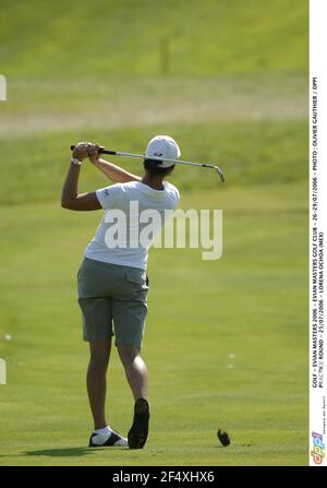 GOLF - EVIAN MASTERS 2006 - CLUB DE GOLF EVIAN MASTERS - 26-29/07/2006 - PHOTO : OLIVIER GAUTHIER / DPPI TOUR - 25/07/2006 - LORENA OCHOA (MEX) Banque D'Images