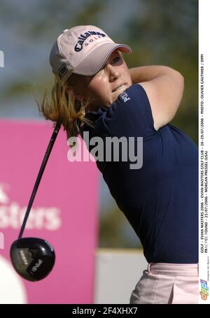 GOLF - EVIAN MASTERS 2006 - EVIAN MASTERS GOLF CLUB - 26-29/07/2006 - PHOTO : OLIVIER GAUTHIER / DPPI CYCLE PRATIQUE - 25/07/2006 - MORGAN PRESSEL (USA) Banque D'Images