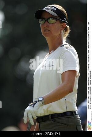 GOLF - EVIAN MASTERS 2006 - EVIAN MASTERS GOLF CLUB - 26-29/07/2006 - PHOTO : OLIVIER GAUTHIER / DPPI FINAL ROUND - 29/07/2006 - KARRIE WEBB (AUS) Banque D'Images