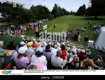 GOLF - EVIAN MASTERS 2008 - EVIAN MASTERS GOLF CLUB - 21-27/07/2008 - 25/07/08 - PHOTO : OLIVIER GAUTHIER / DPPI DEUXIÈME TOUR / ILLUSTRATION Banque D'Images