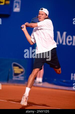 Guillermo Coria, joueur de tennis argentin, années 1990 Banque D'Images