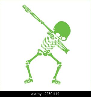 Squelette dab, UN groupe de squelettes dabbing Illustration de Vecteur