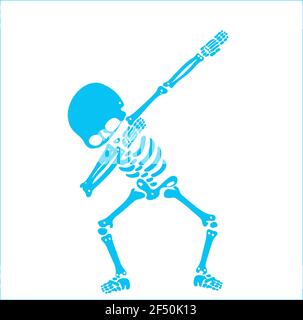 Squelette dab, UN groupe de squelettes dabbing Illustration de Vecteur