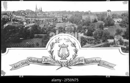 Waldenburg. Soirée chanteuse à Waldenburg Banque D'Images