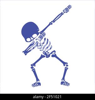 Squelette dab, UN groupe de squelettes dabbing Illustration de Vecteur