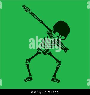 Squelette dab, UN groupe de squelettes dabbing Illustration de Vecteur