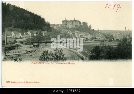 Vu du séminaire de Bastei Nossen, vu du séminaire de bastei Banque D'Images