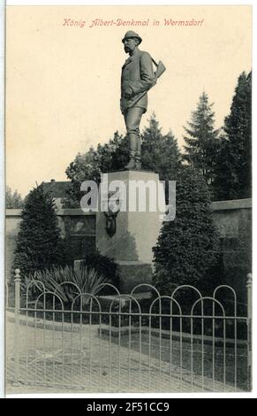 Monument du Roi-Albert WERMSDORF. Monument König-Albert Banque D'Images