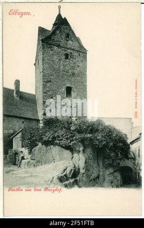 Château d'Elbogen, Burghof Elbogen. Château et Burghof Banque D'Images