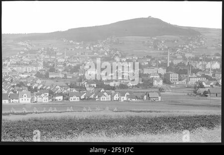 Warnsdorf. Vue sur Warnsdorf U-. d. Spitzberg Banque D'Images