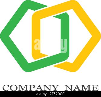 Modèle de logo d'entreprise vecteur icône illustration conception Illustration de Vecteur