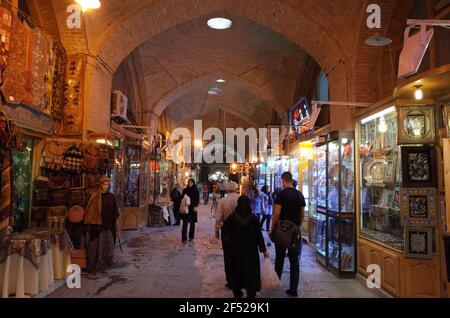 ispahan, iran - 22 mars 2017 : photos dans le musée du palais shah abbas Banque D'Images