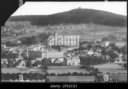 Warnsdorf. Vue sur Warnsdorf U. D. Spitzberg Banque D'Images