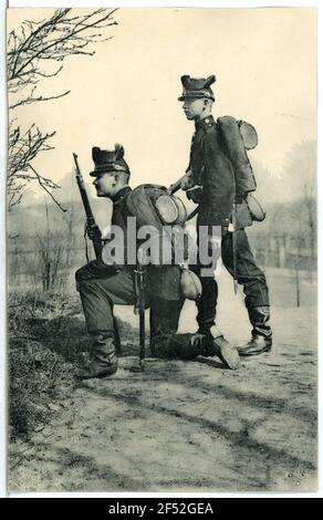 Royal Saxon protection Regiment no 108 Dresde. K. S. Protect - Régiment no 108 Banque D'Images