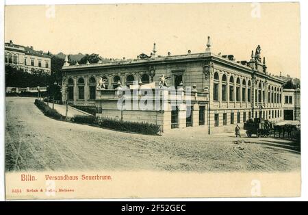 Maison de transport Sauerbrunn Bilin. Port de Sauerbrunn Banque D'Images