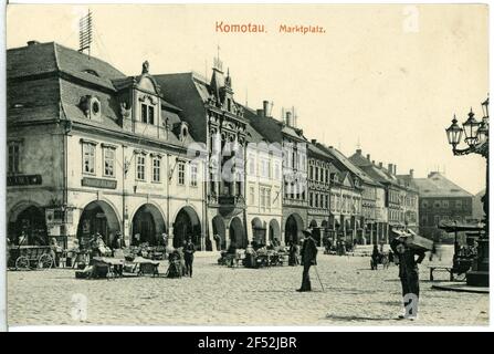 Marché Comotau. Marché Banque D'Images