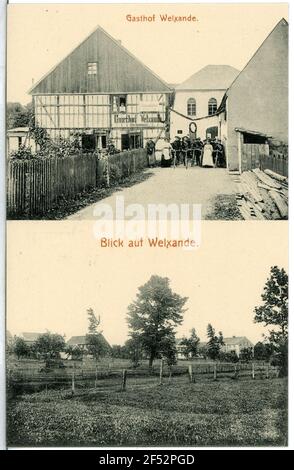 Vue sur Welxande - Gasthof Welxande. Vue sur Welxande - Gasthof Banque D'Images