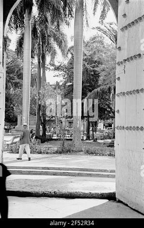 Photos de voyage Caraïbes. Trinidad. Vue de l'intérieur d'une église à un lieu (peut-être à Port-d'Espagne) Banque D'Images