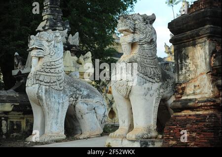 Voyage en Birmanie Banque D'Images