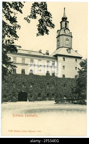 Verrouiller Lockwitz. Schloss Banque D'Images