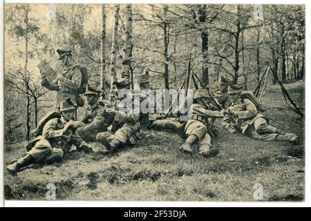 Royal Saxon protection Regiment no 108 Royal Saxon protection Regiment no 108 Banque D'Images