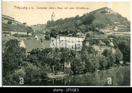 Maison de Turnpaather Jahn à Freyburg. Maison de Turnpaather Jahn Banque D'Images