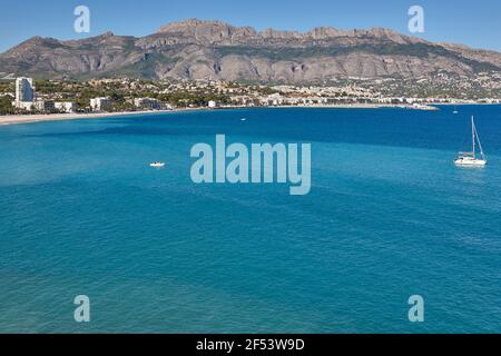 Côte méditerranéenne espagnole pittoresque à Altea. Alicante, Valence. Espagne Banque D'Images