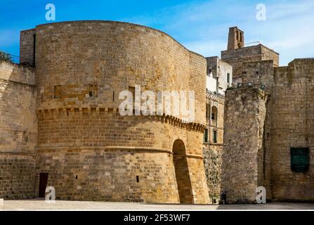 Géographie / voyage, Castello Aragonese, Otranto, Italie, Pouilles, Salento, droits-supplémentaires-autorisation-Info-non-disponible Banque D'Images