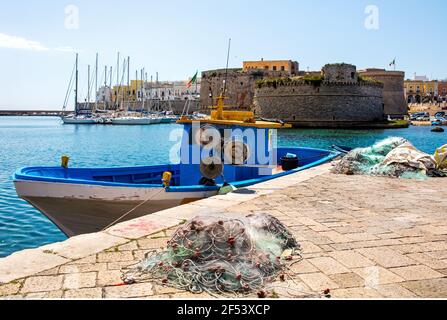 Géographie / voyage, Gallipoli, vue sur la ville, Italie, Pouilles, Informations-droits-autorisations-supplémentaires-non-disponibles Banque D'Images