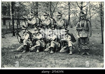 Royal Saxon protection Regiment no 108 Royal Saxon protection Regiment no 108 Banque D'Images