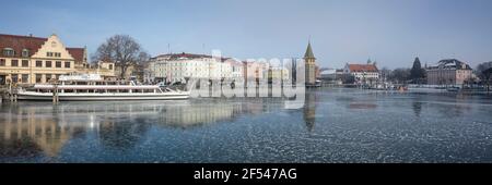 Géographie / voyage, Allemagne, Bavière, Lindau, Lac de Constance, port maritime, mangturm, droits supplémentaires-autorisations-Info-non-disponible Banque D'Images