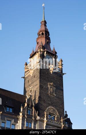 Géographie / voyage, Allemagne, Rhénanie-du-Nord-Westphalie, Wuppertal, Elberfeld, Hôtel de ville, Elberfeld ville h, droits-supplémentaires-autorisations-Info-non-disponible Banque D'Images