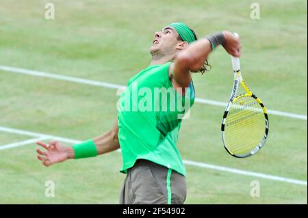 LE CHAMPIONNAT ARTOIS AU QUEENS CLUB DEMI-FINALE R.NADEL V A.RODDICK. 14/6/2008. PHOTO DAVID ASHDOWN Banque D'Images