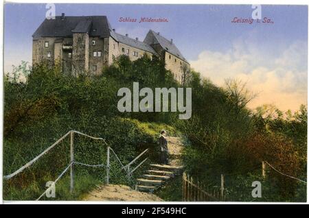 Fermé à Mildenstein Leisnig. Château de Mildenstein Banque D'Images