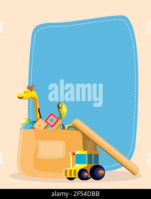 jouets pour enfants Illustration de Vecteur