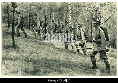 Royal Saxon protection Regiment no 108 Royal Saxon protection Regiment no 108 Banque D'Images