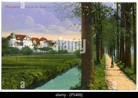 Promenade Königsbrück. Promenade Banque D'Images